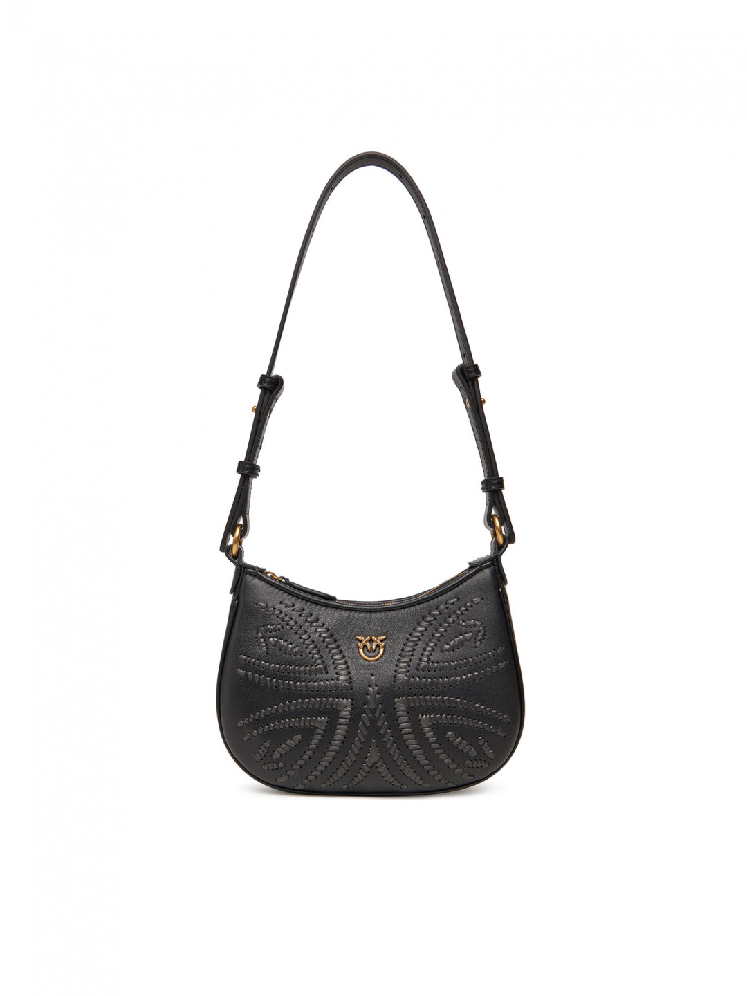 PINKO Kabelka Half Moon Baby PE 25 PLTT 103538 A2C3 Černá